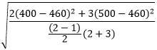 Weighted standard deviation of lines Weighted standard deviation of lines